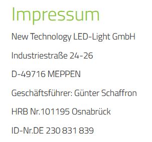 Impressum led-beleuchtung-kaelber.de.ntligm.de